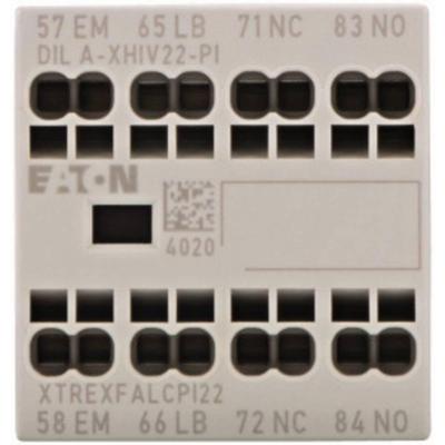 Eaton DILA-XHIV22-PI Hulpschakelblok 2x NO, 2x NC 4 A 1 stuk(s) Eaton DILA-XHIV22-PI Hulpschakelblok 2x NO, 2x NC 4 A 1 stuk(s)
