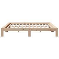 Bedframe zonder matras massief grenenhout 200x200 cm - thumbnail