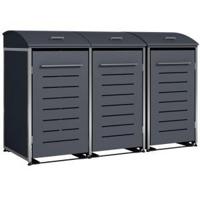 Kliko ombouw - Gecoat verzinkt staal - Antraciet voor 3 kliko's - thumbnail