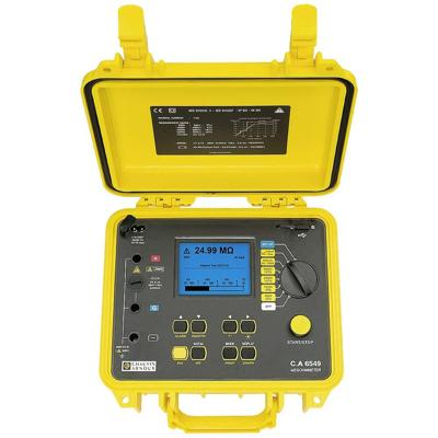 Chauvin Arnoux C.A 6549 Isolatiemeter 500 V, 1000 V, 2500 V, 5000 V 10 TΩ Chauvin Arnoux C.A 6549 Isolatiemeter 500 V, 1000 V, 2500 V, 5000 V 10 TΩ