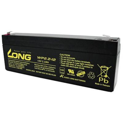 Long WP2.2-12 Loodaccu 12 V 2.2 Ah Loodvlies (AGM) (b x h x d) 178 x 66 x 34 mm Kabelschoen 4.8 mm VDS-certificering, Geringe zelfontlading, Onderhoudsvrij Long WP2.2-12 Loodaccu 12 V 2.2 Ah Loodvlies (AGM) (b x h x d) 178 x 66 x 34 mm Kabelschoen 4.8 mm VDS-certificering, Geringe zelfontlading, Onderhoudsvrij