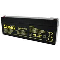 Long WP2.2-12 Loodaccu 12 V 2.2 Ah Loodvlies (AGM) (b x h x d) 178 x 66 x 34 mm Kabelschoen 4.8 mm VDS-certificering, Geringe zelfontlading, Onderhoudsvrij - thumbnail