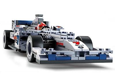 Sluban Racing Team Race Car Silver bouwstenen set (M38-B0352) - thumbnail