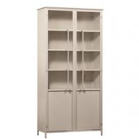 WOOOD Vitrinekast 'Exhibit' 200 x 99cm, kleur Zand - thumbnail