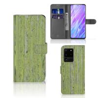 Samsung Galaxy S20 Ultra | Book Style Case | Green Wood - thumbnail