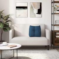 VidaXL Rugkussen blauw 45 x 24 x 50 cm stof - thumbnail