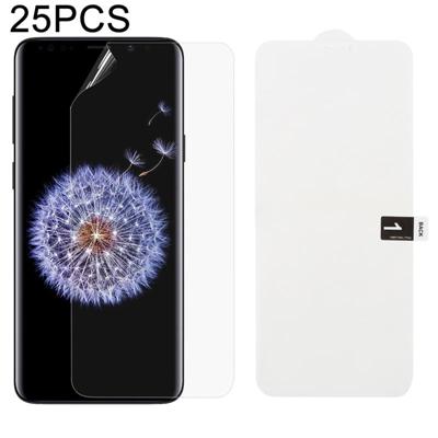 25 stuks zachte hydrogel film volledige dekking front beschermer met alcohol katoen + kraskaart voor Galaxy S8 plus 25 stuks zachte hydrogel film volledige dekking front beschermer met alcohol katoen + kraskaart voor Galaxy S8 plus