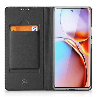 Motorola Edge 40 Pro | Standcase | Marmer Zwart - Origineel Cadeau Vader Motorola Edge 40 Pro | Standcase | Marmer Zwart - Origineel Cadeau Vader