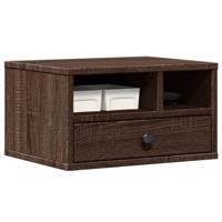 VidaXL Printerkastje 40x32x22,5 cm bewerkt hout bruin eikenkleurig - thumbnail