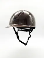 Visolde Paardrijcap bruin maat:m-l - thumbnail