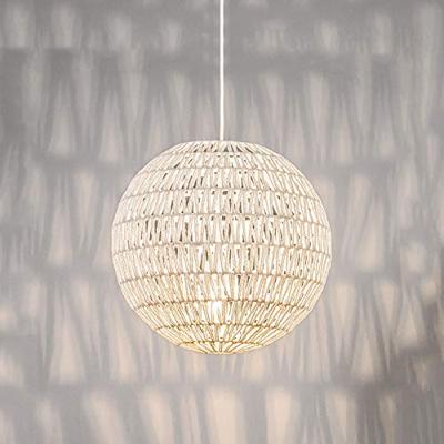 QAZQA Retro hanglamp wit 40 cm - Lina Ball 40