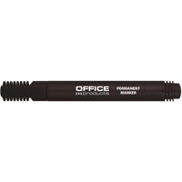 OFFICE products permanent marker 1-3 mm, rond, zwart - thumbnail