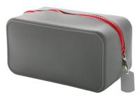 XD Collection toilettas lekvrij 2 liter 19 cm siliconen grijs - thumbnail