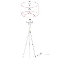 Eglo Fondachelli vloerlamp staal zwart - thumbnail