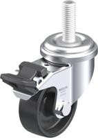 Blickle LRA-POA 50G-FI-GS10 Zwenkwiel met rem Wieldiameter: 50 mm Draagvermogen (max.): 75 kg 1 stuk(s) - thumbnail