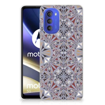 Motorola Moto G51 5G | TPU | Siliconen hoesje | Flower Tiles