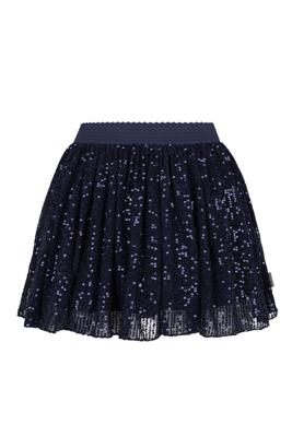 B.Nosy winter mesh rok meisjes - navy blauw - River - pailletten
