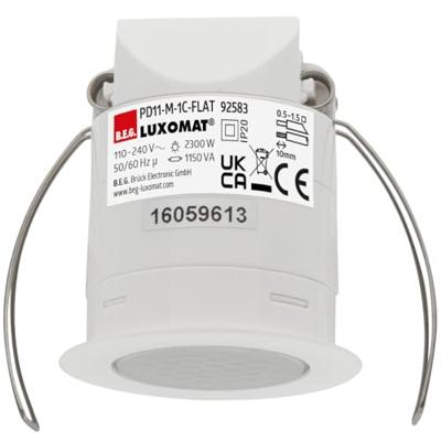 B.E.G. Brück 92583 Aanwezigheidsmelder Inbouw (in muur of meubel), Inbouw (in muur) 360 ° Relais Wit IP20 B.E.G. Brück 92583 Aanwezigheidsmelder Inbouw (in muur of meubel), Inbouw (in muur) 360 ° Relais Wit IP20