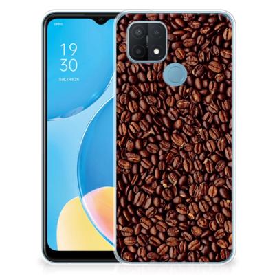 OPPO A15 | Siliconen Case | Koffiebonen