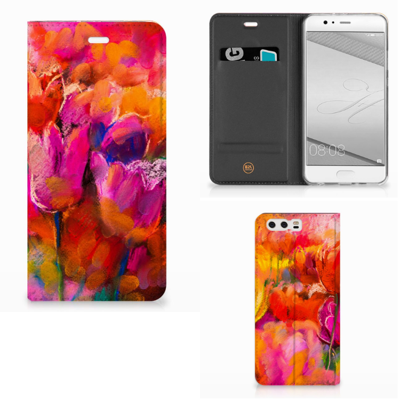 Bookcase Huawei P10 Plus Tulips Bookcase Huawei P10 Plus Tulips