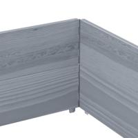 VidaXL Palletopzetranden 2 st 150x100 cm massief grenenhout grijs - thumbnail