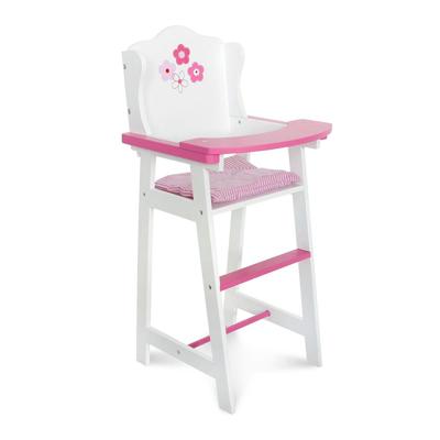 Houten Poppenstoel - Fiori Bianco