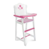 Houten Poppenstoel - Fiori Bianco - thumbnail