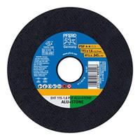 PFERD TOOLS EHT 115-1,6 PSF ALU+STONE 61818021 Doorslijpschijf recht 115 mm 25 stuk(s) Aluminium, Non-ferrometaal, Titanium, Titaniumlegering, Gietijzer, - thumbnail