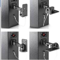 Adam Hall SUWMB10W Houder voor PA-luidsprekers Kantelbaar, Zwenkbaar 1 stuk(s) - thumbnail