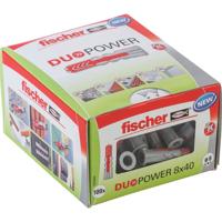 Fischer duopower | universele pluggen | 8x40 mm - 100 stuks - 535455 - thumbnail