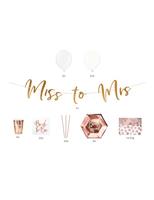 Decoratieset Vrijgezellenfeest Rosé Goud - thumbnail