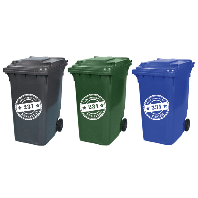 Klikobak stickerset, stempel met huisnummer - Muursticker Klikobak stickerset, stempel met huisnummer - Muursticker