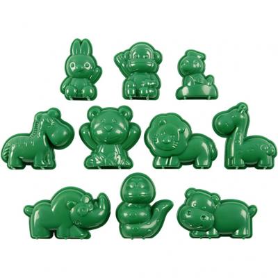 Sandy Clay® Vormpjes, dieren, afm 4-7 cm, 10 stuk/ 1 doos