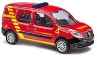 Busch 50665 H0 Hulpdienstvoertuig Mercedes Benz Citan combi City Airport Mannheim - thumbnail
