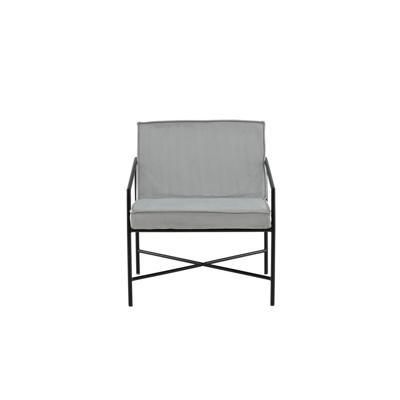 Nohr Fauteuil 'Sidra' Rib, kleur Grijs