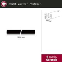 Paulmann Rails 1 meter zwart - thumbnail