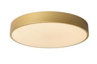 Lucide UNAR - Plafonnière - Ø 39,5 cm - LED 3 StepDim - 1x24W 2700K - Mat Goud / Messing - thumbnail
