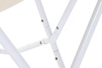 Tuinstoel DKD Home Decor Wit Grijs 74 x 65 x 90 cm - thumbnail