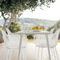 hjh LIVING Stoel Begio L (Wit) - thumbnail