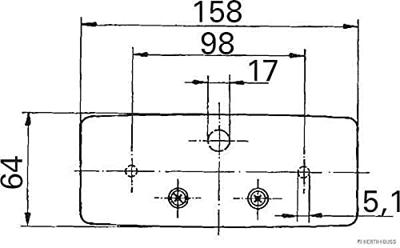 Jokon Turn signal brakes tail l e re.