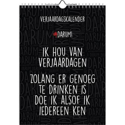 Verjaardagskalender Darum 18x25cm