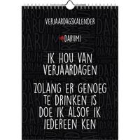 Verjaardagskalender Darum 18x25cm - thumbnail