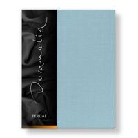 Dommelin Dommelin Topper Hoeslaken Uni Percal 200TC 591 Pastelblauw 160x220/9 - thumbnail