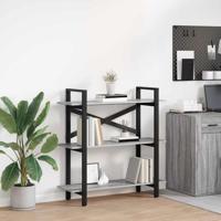 Boekenkast Grijs Sonoma 100 x 33,5 x 102 cm Bewerkt hout - thumbnail