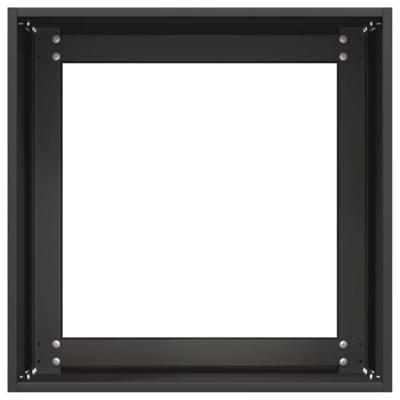 VidaXL Plantenbak 40x40x40 cm koudgewalst staal zwart