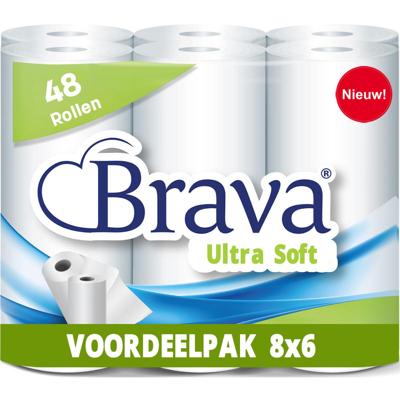 Brava Ultra Absorberend Keukenpapier - 48 Rollen Voordeelverpakking
