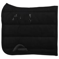 QHP Puffpad Grip zadeldek zwart maat:dr full - thumbnail