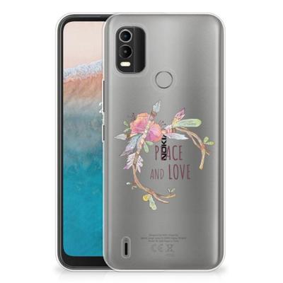 Nokia C21 Plus Telefoonhoesje met Naam Boho Text Nokia C21 Plus Telefoonhoesje met Naam Boho Text