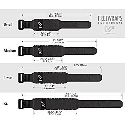 GruvGear Fretwraps 1-Pack SM zwart