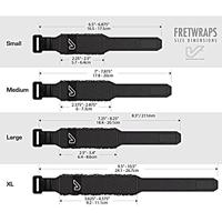 GruvGear Fretwraps 1-Pack SM zwart - thumbnail